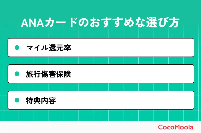 ANAカードの選び方