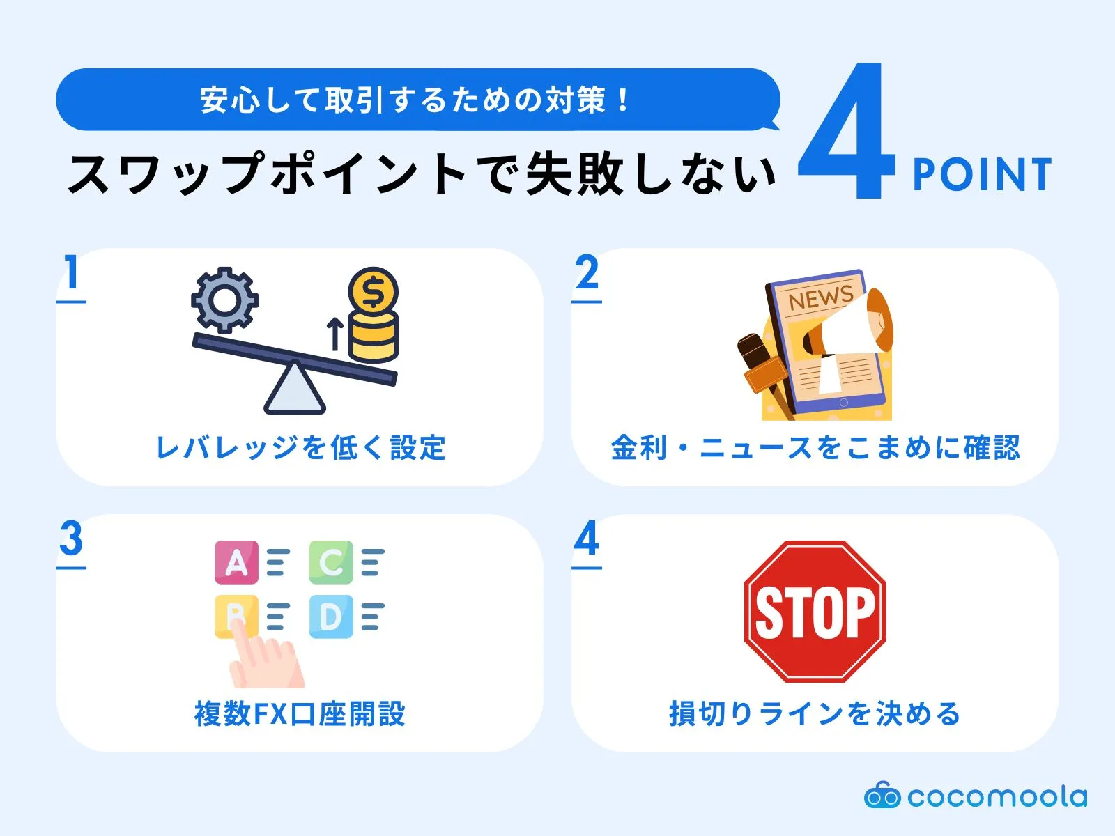 スワップポイントで失敗しないための対策