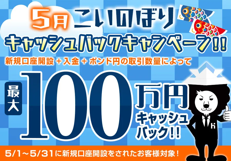 LION FX5月キャンペーンバナー