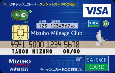 みずほマイレージクラブカードセゾンSuica