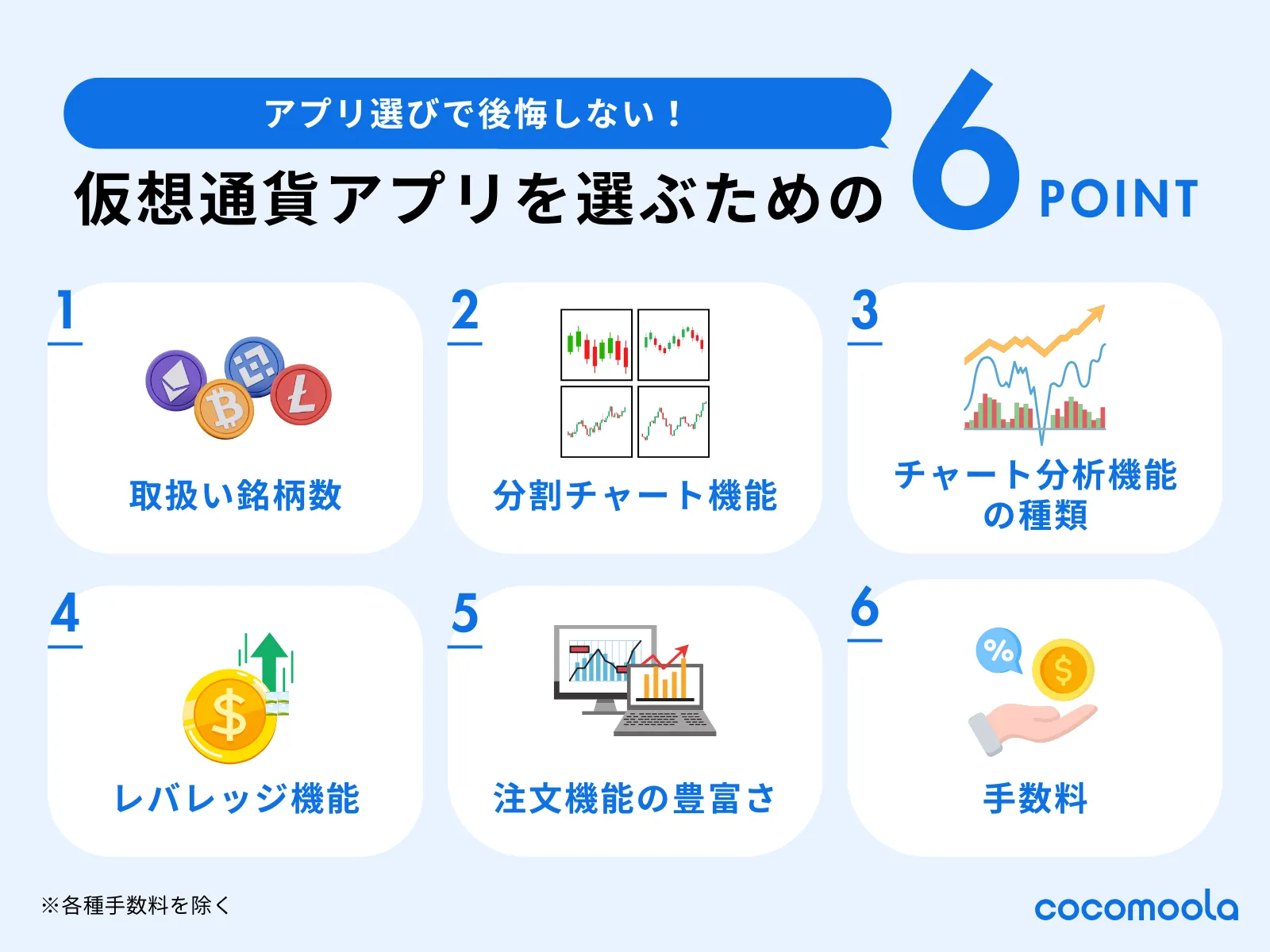 仮想通貨アプリおすすめの選び方